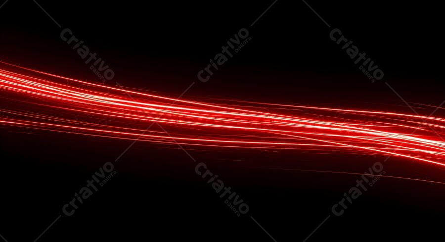 Linhas Vermelhas Abstrato fundo preto