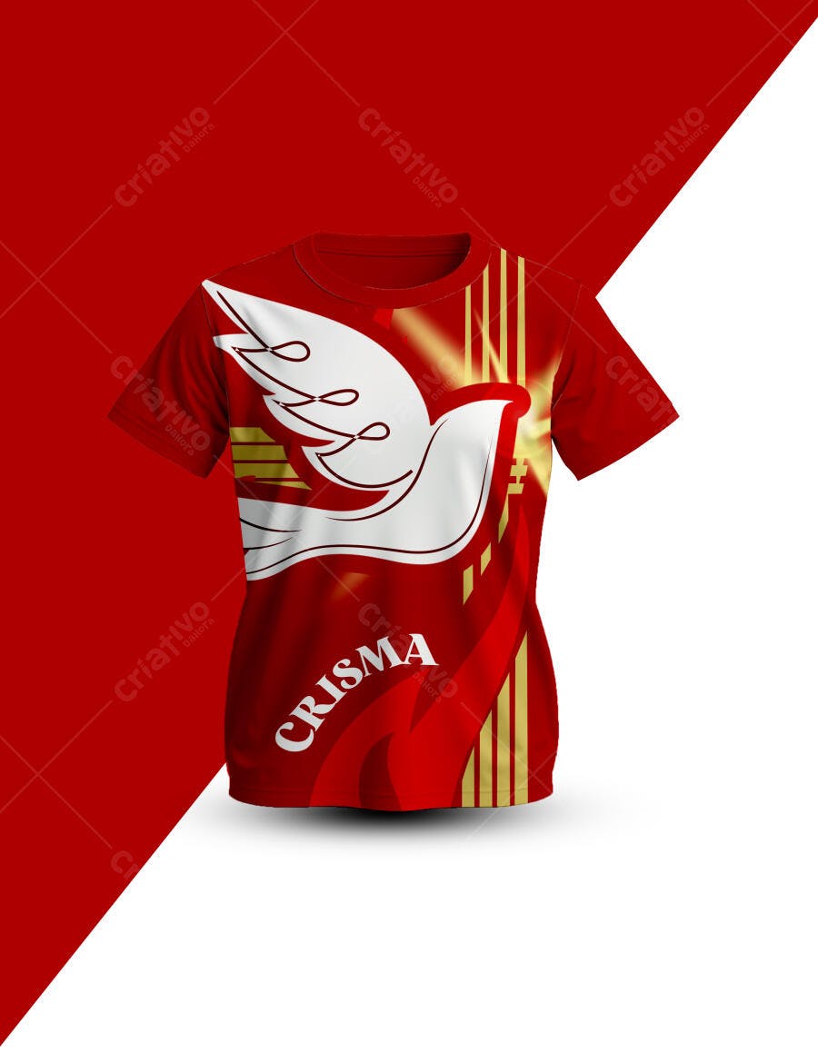 Camiseta Crisma PSD Editável