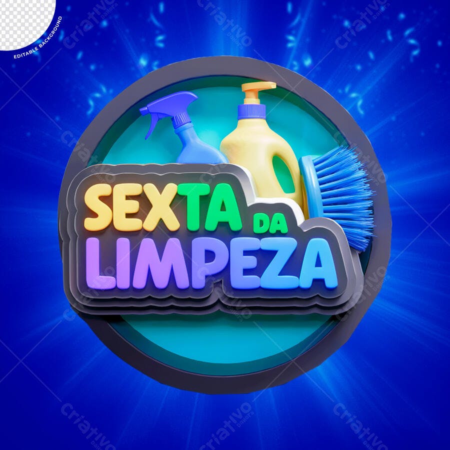 Flyer Sexta da Limpeza PSD Editável