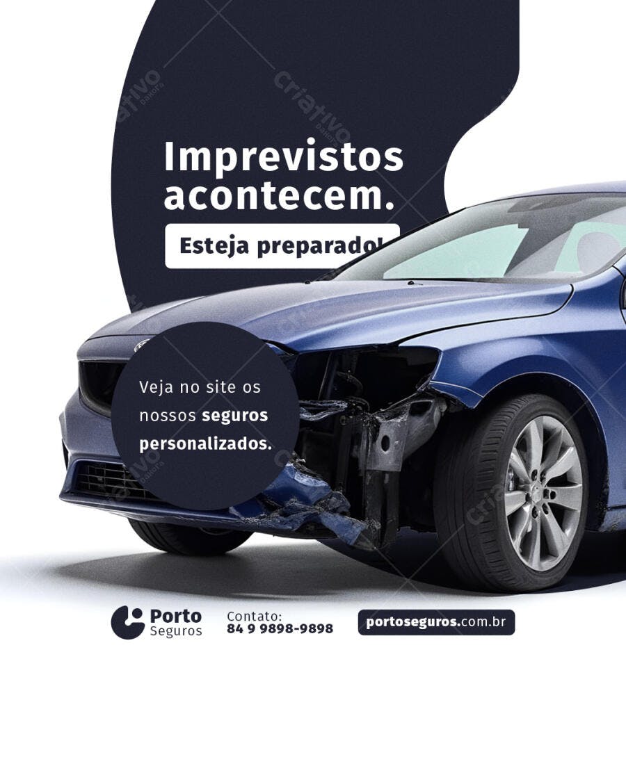 Flyer Seguro Auto PSD Editável