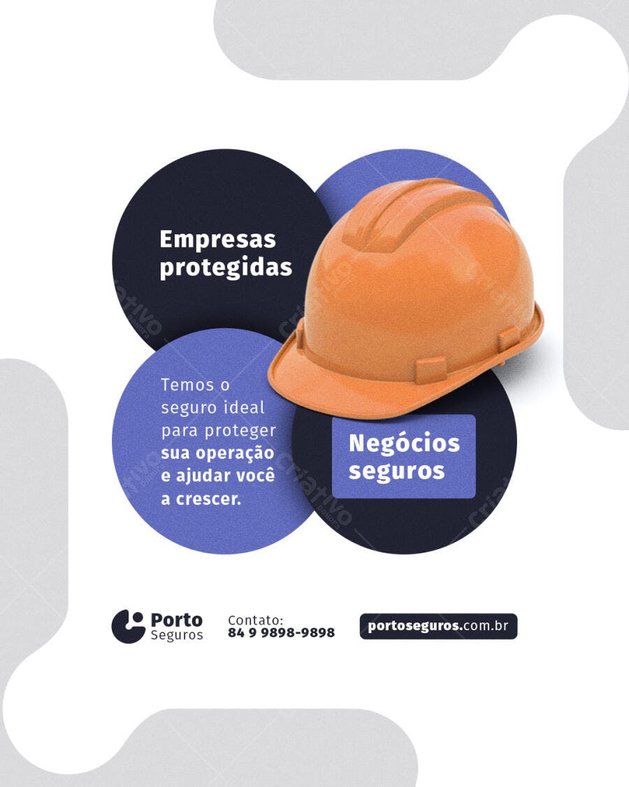 Post para Seguros PSD Editável