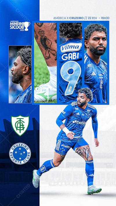 FLYER MATCHDAY GABIGOL CRUZEIRO
