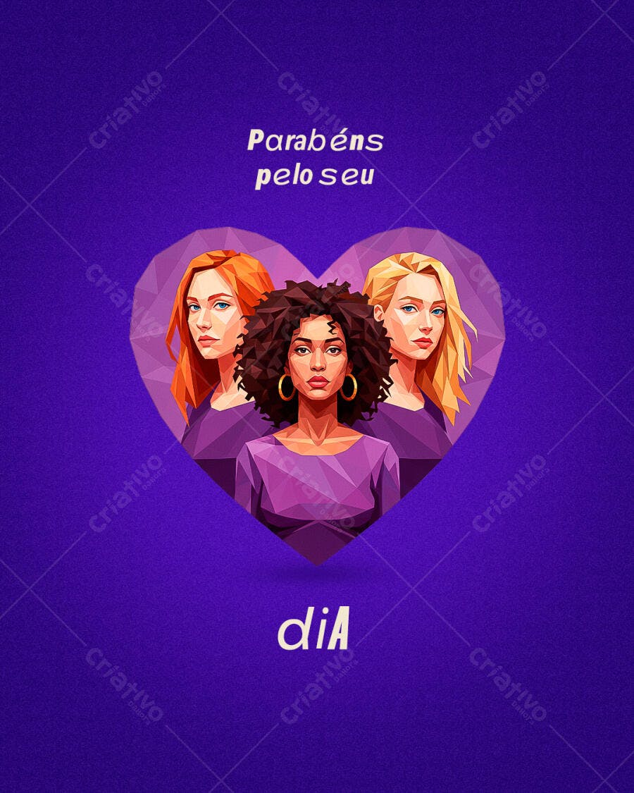 Postagem Dia Internacional da Mulher PSD Editável