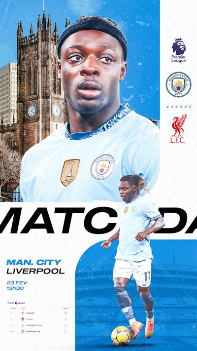 FLYER MATCHDAY  DOKU MAN. CITY