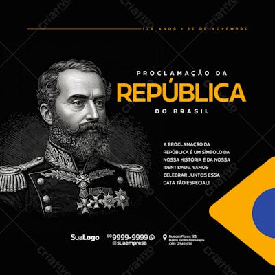 Social Media - Dia da Proclamação da República do Brasil