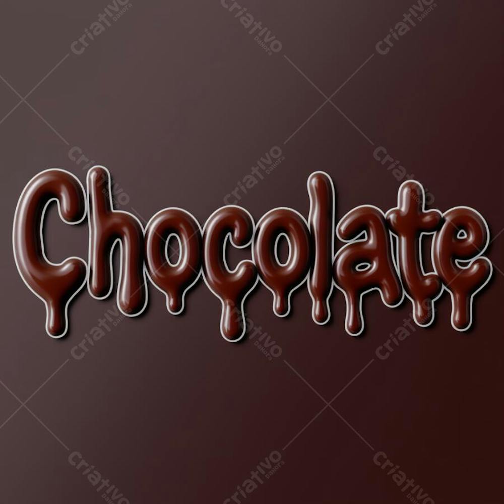 chocolate-word-in-melted-chocolate-sauce-fotos-ia-free-download