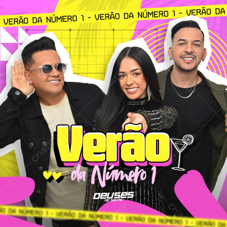 Flyer Verão da Número 1 PSD Editável