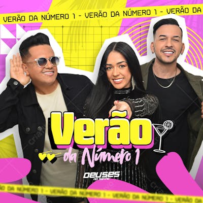 Capa CD Verão da N1 - Deuses do Swing