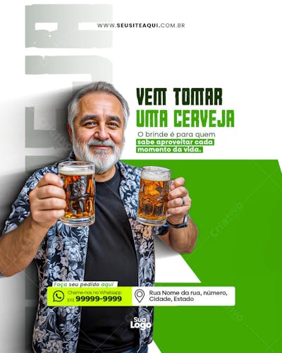 Feed Vertical Cervejaria - Bar, boteco, disk bebidas - Social Media