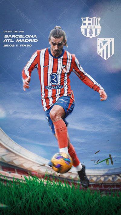 FLYER MATCHDAY GRIEZMANN ATL. MADRID