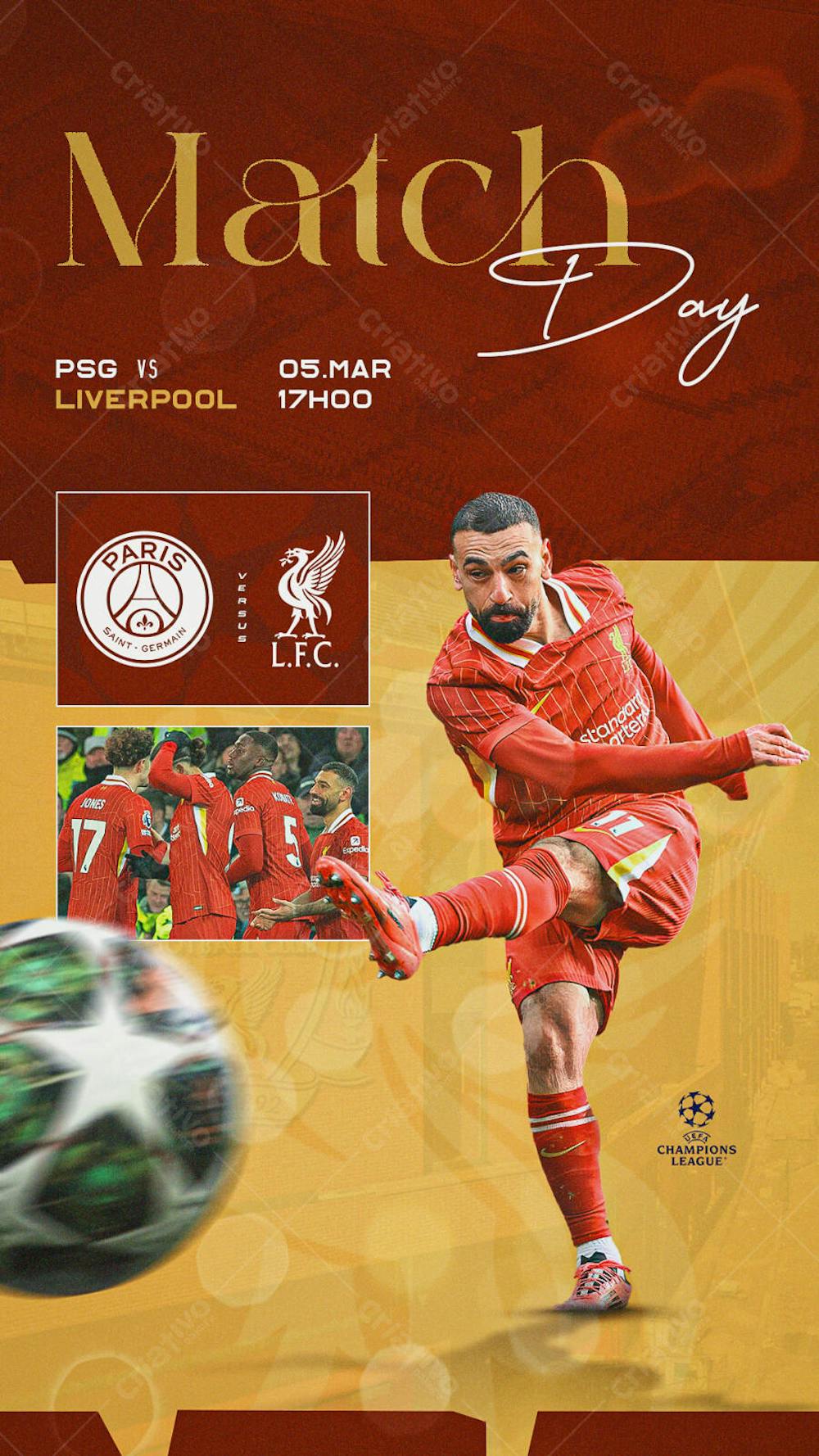 FLYER MATCHDAY SALAH LIVERPOOL