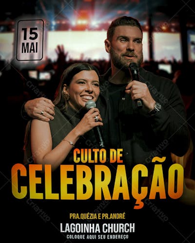 culto de celebração 2025 domingo