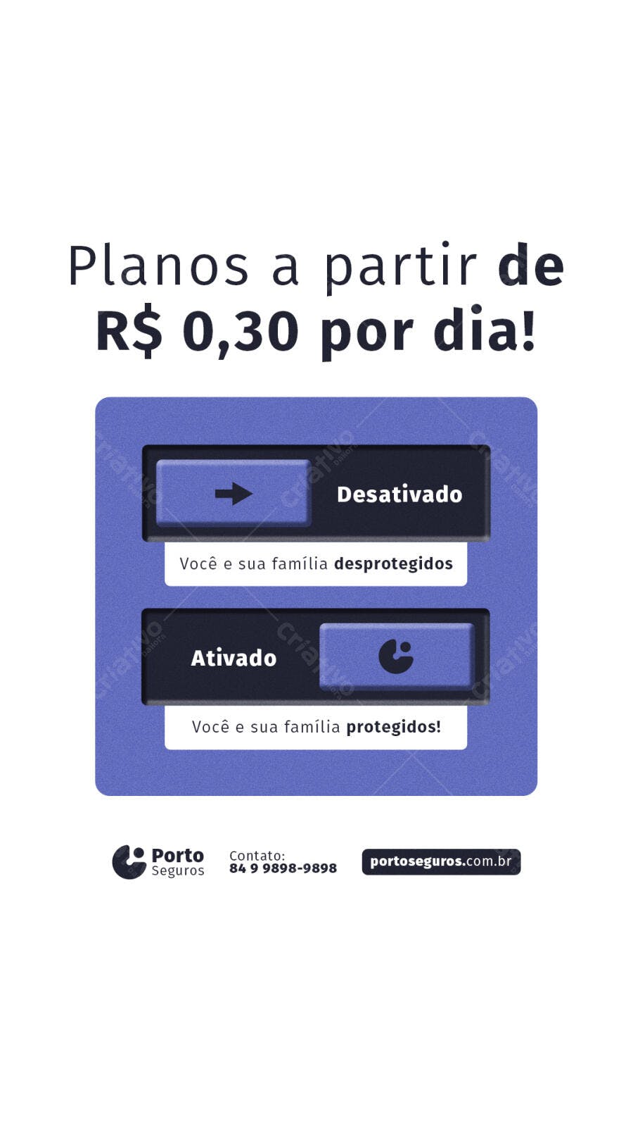 Banner Promoção Seguros PSD Editável