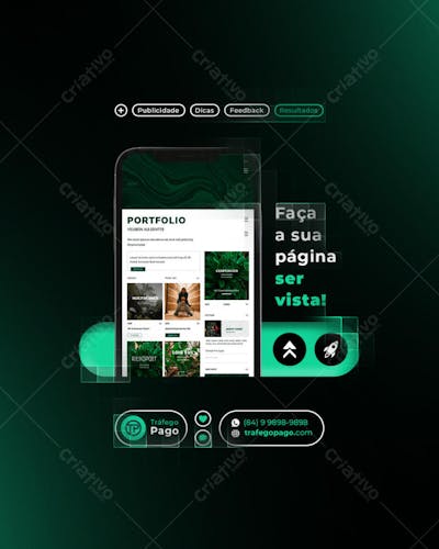 TRÁFEGO PAGO POST EDITÁVEL