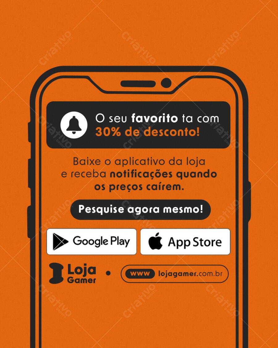 Promoção 30% OFF! Banner Loja Gamer PSD Editável