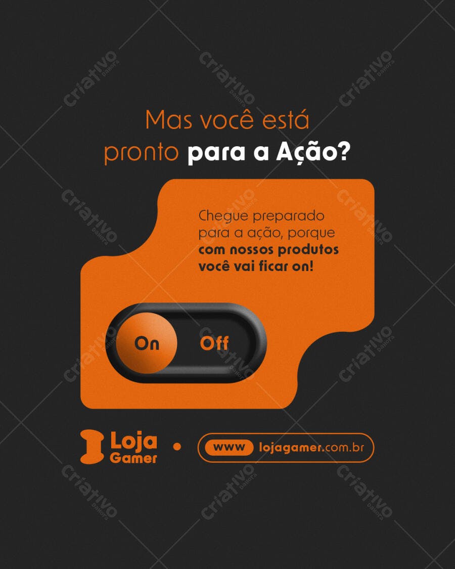 Post para Redes Sociais Loja Gamer PSD Editável