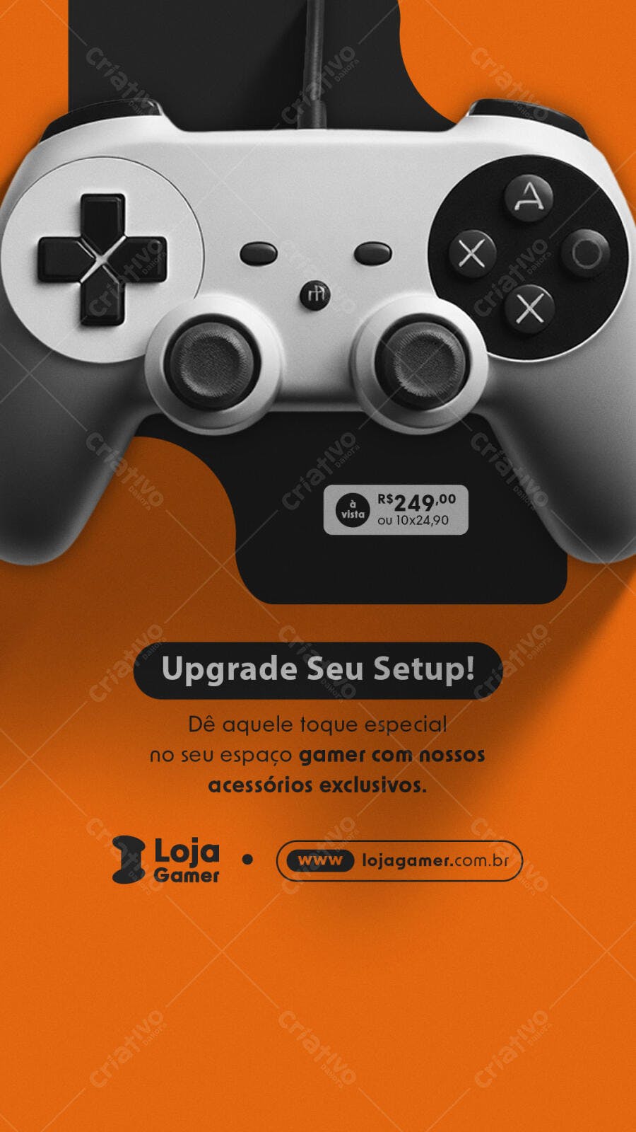 Flyer Loja Gamer PSD Editável