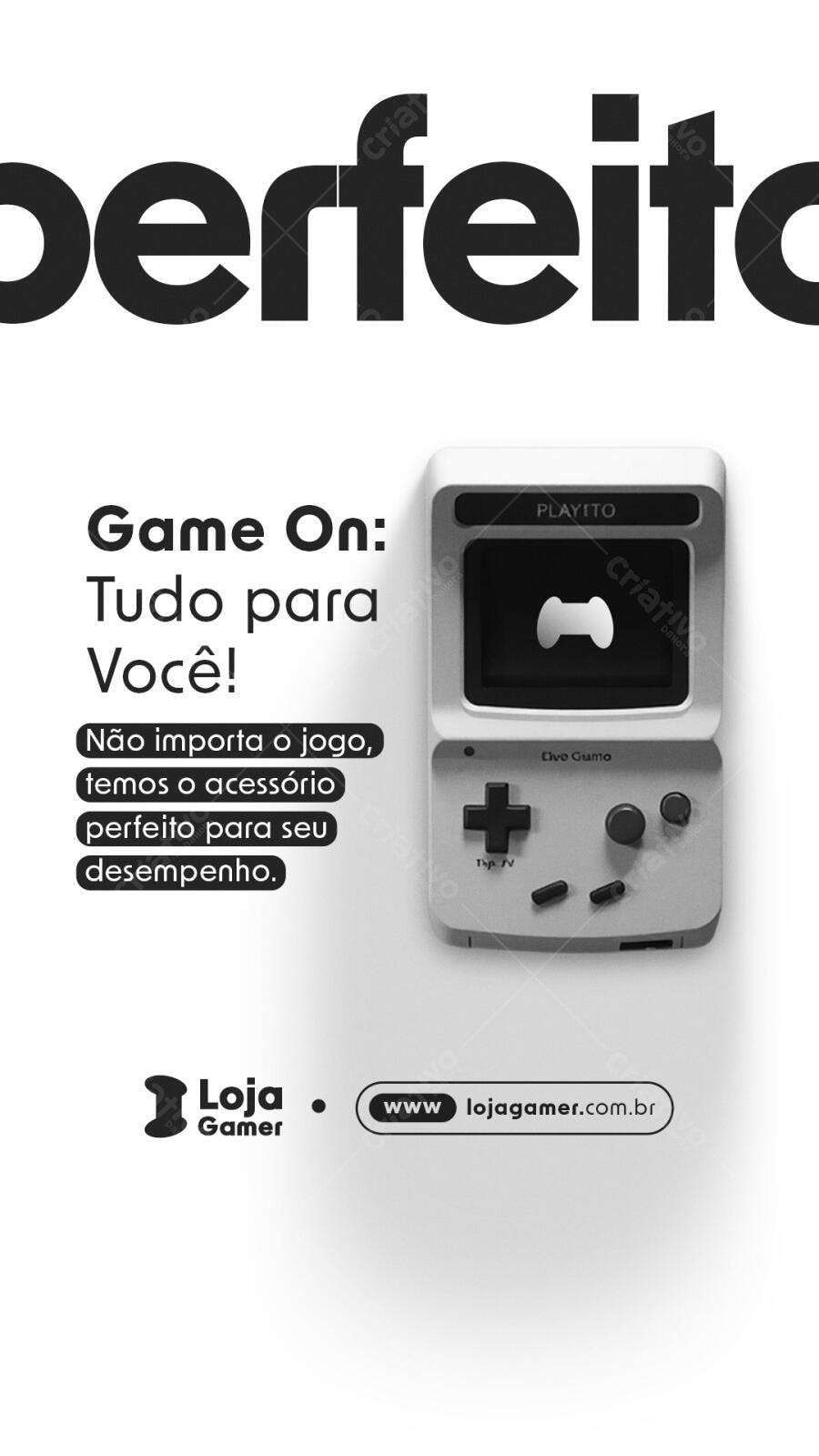 Flyer Loja Gamer PSD Editável