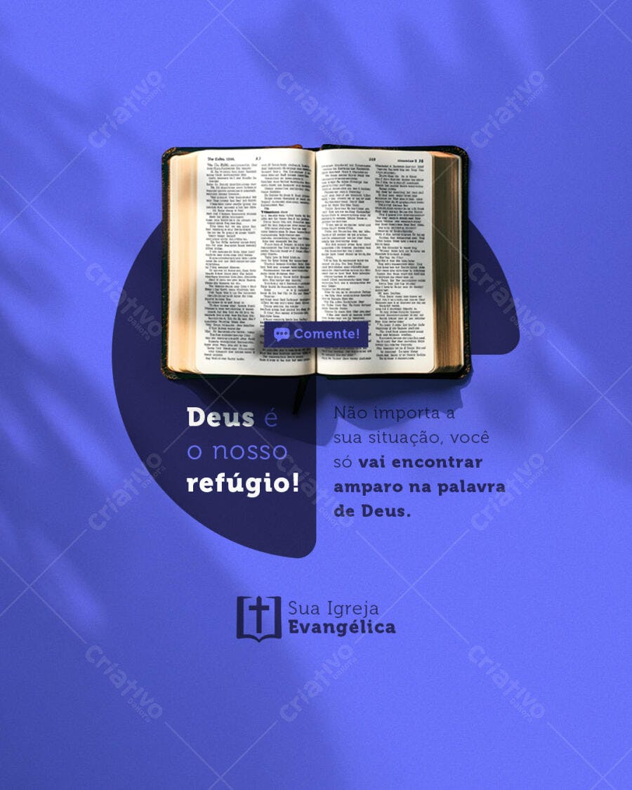 Post para Igreja PSD Editável