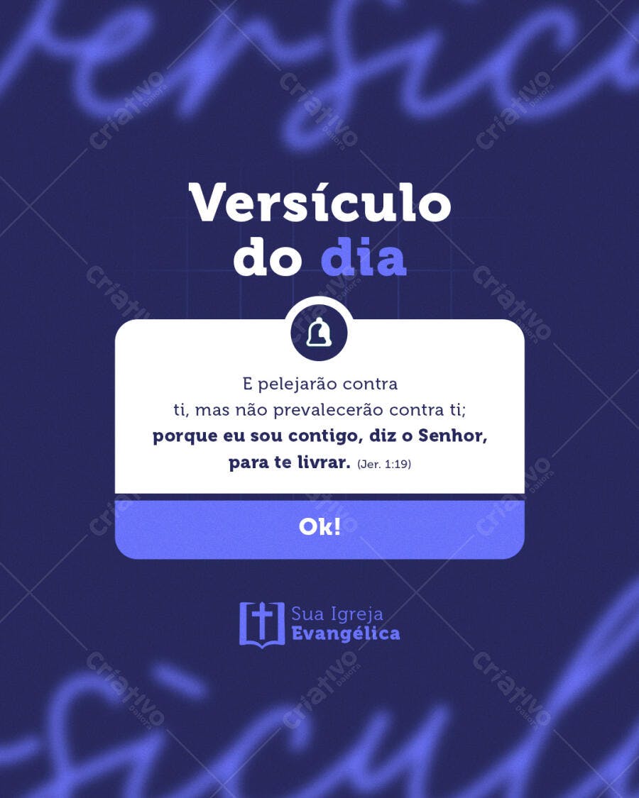 Post para Redes Sociais Igreja PSD Editável