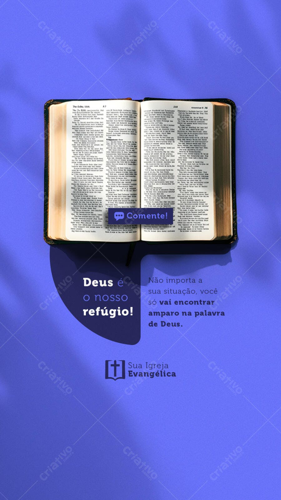 Post para Igreja PSD Editável