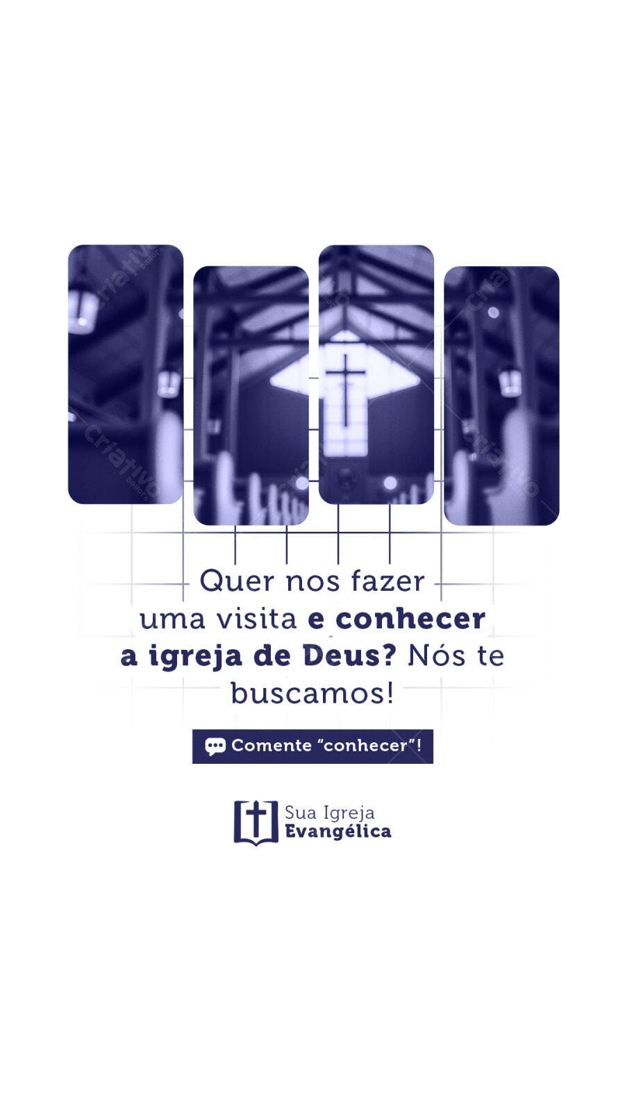 Post para Igreja PSD Editável