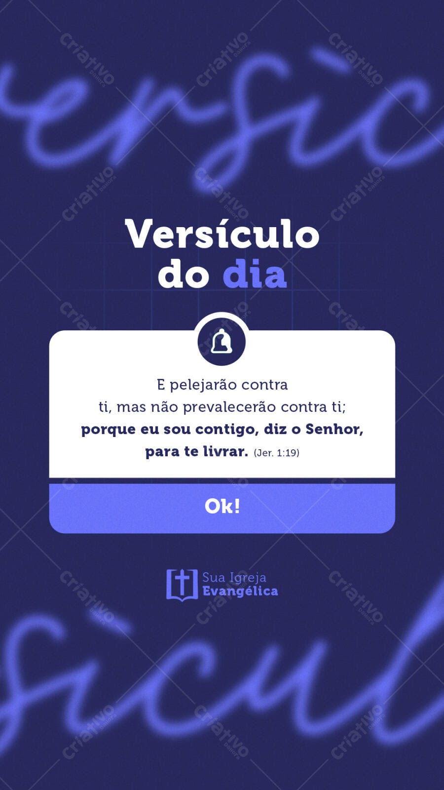 Post para Redes Sociais Igreja PSD Editável