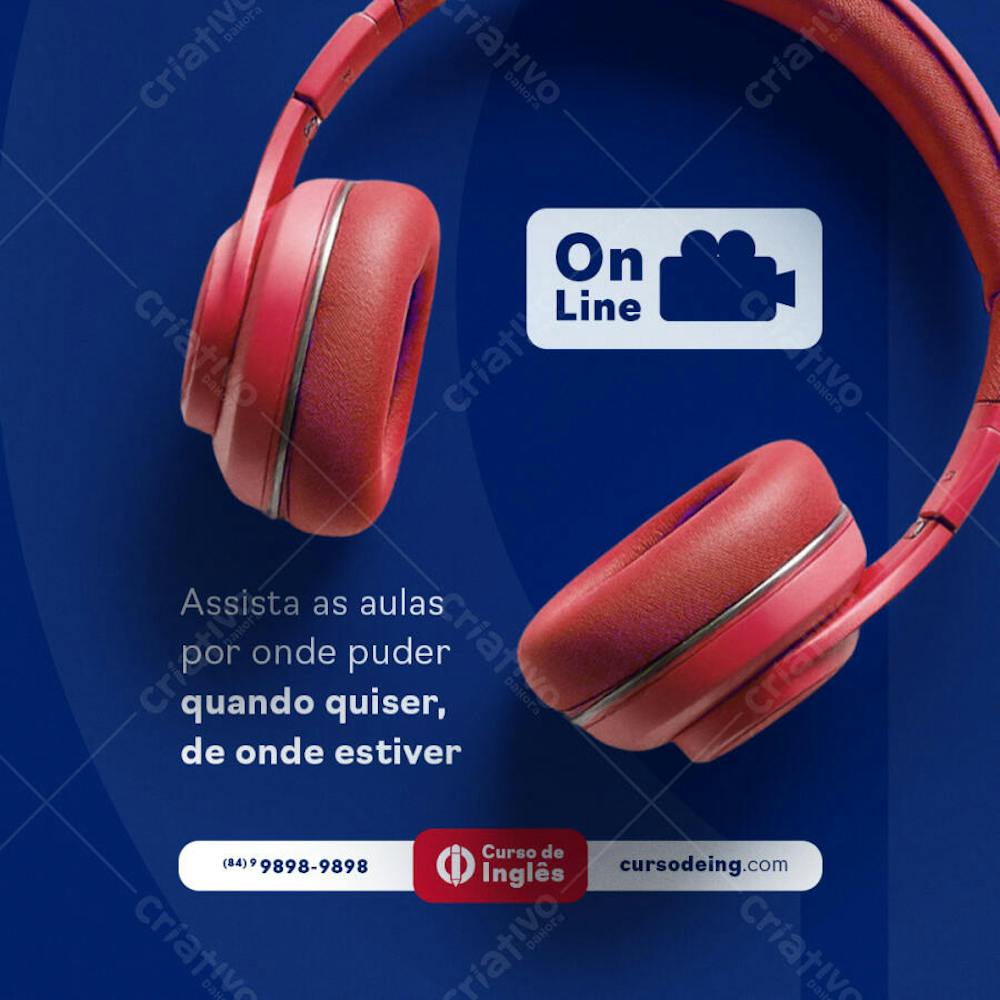 POST EDITÁVEL CURSO DE INGLÊS