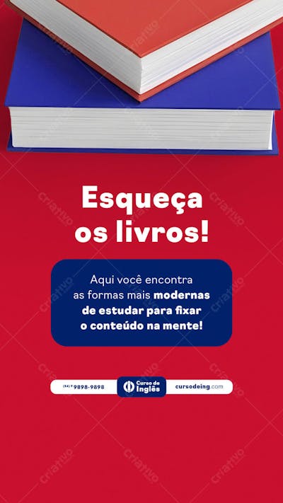 STORY EDITÁVEL CURSO DE INGLÊS