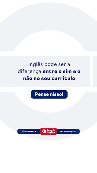 STORY EDITÁVEL CURSO DE INGLÊS