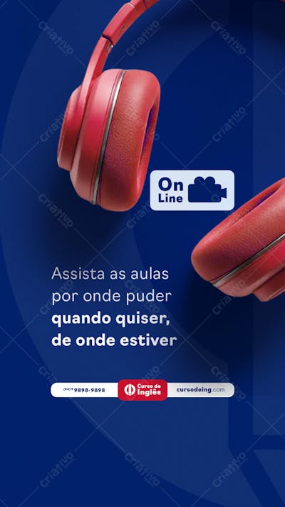 STORY EDITÁVEL CURSO DE INGLÊS