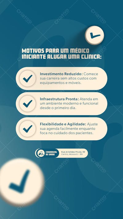 STORY EDITÁVEL COWORKING DE SAÚDE