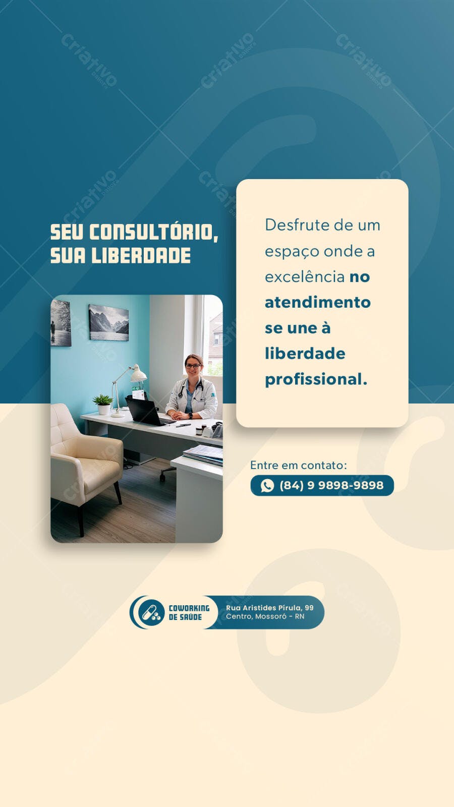 Flyer Consultório Médico PSD Editável