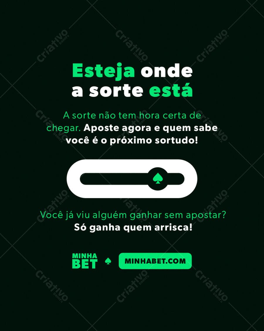Flyer para Apostas Online PSD Editável