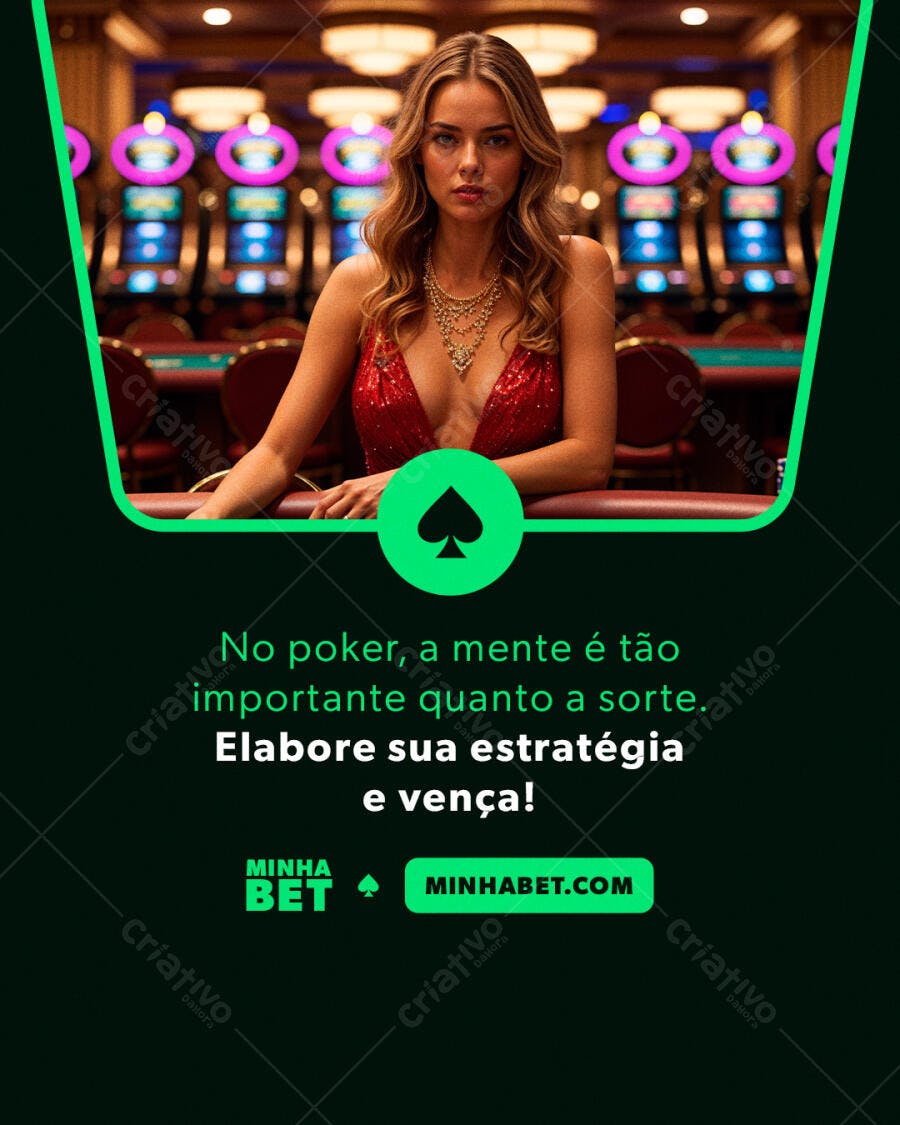 Flyer para Cassino Online PSD Editável