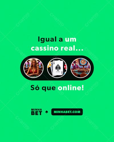 PSD POST EDITÁVEL CASSINO - CASA DE APOSTAS ONLINE