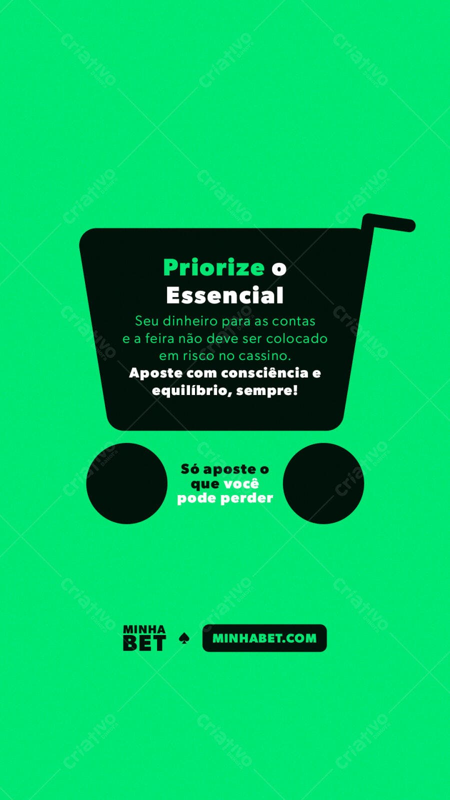 Post para Redes Sociais - Jogo Responsável PSD Editável