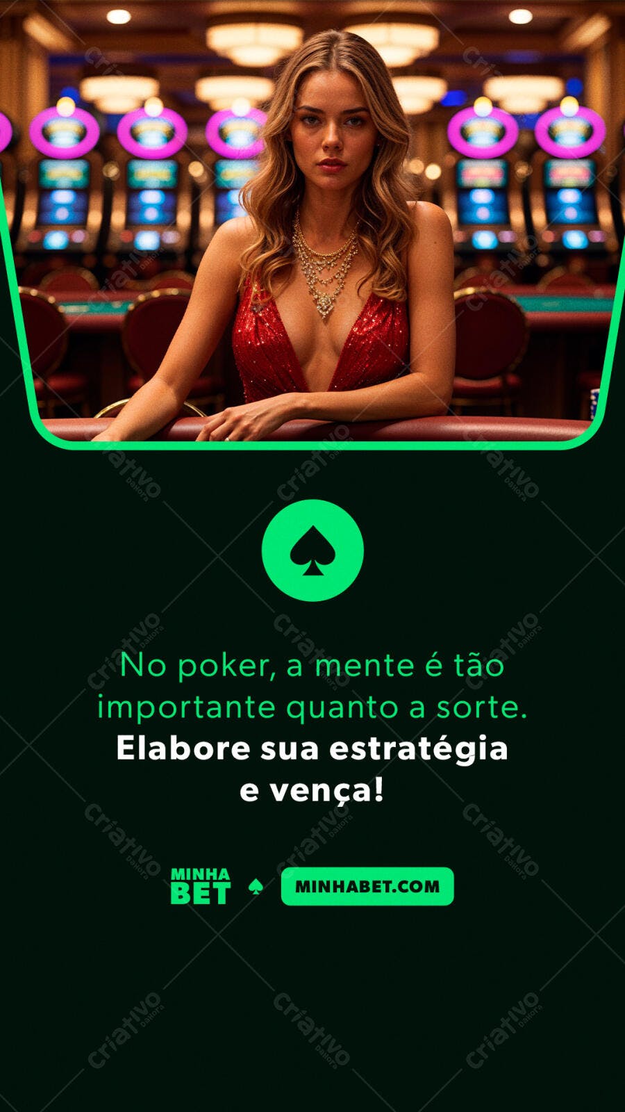 Story para Cassino Online PSD Editável