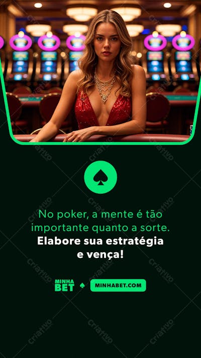 STORY EDITÁVEL CASSINO - CASA DE APOSTA ONLINE