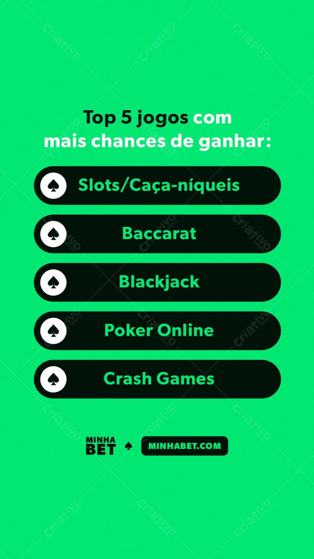 STORY EDITÁVEL CASSINO - CASA DE APOSTA ONLINE