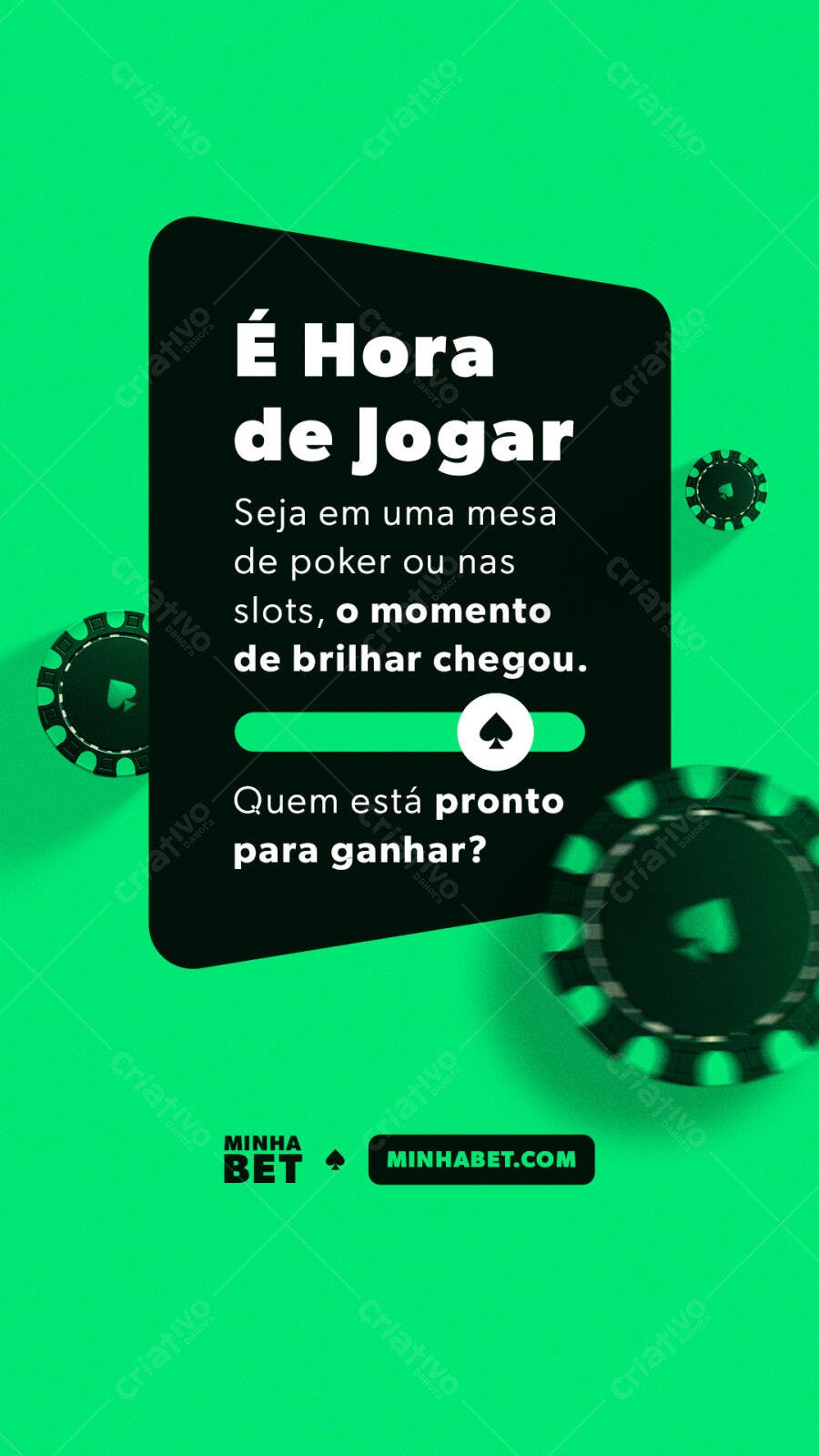 Flyer para Cassino Online PSD Editável