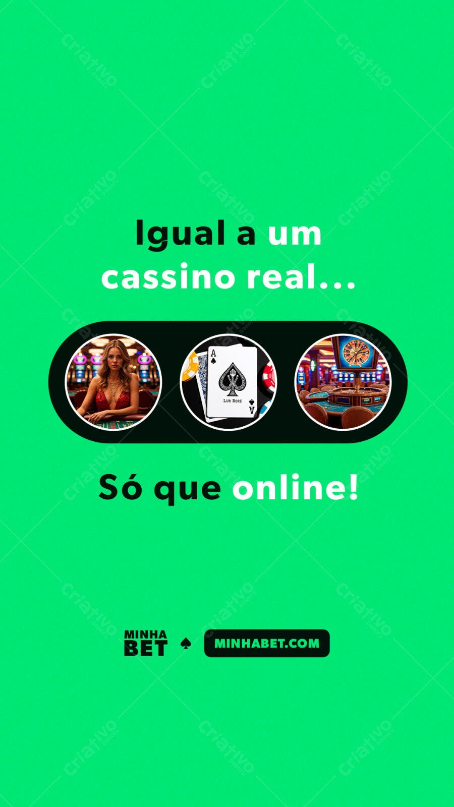 Story para Cassino Online PSD Editável