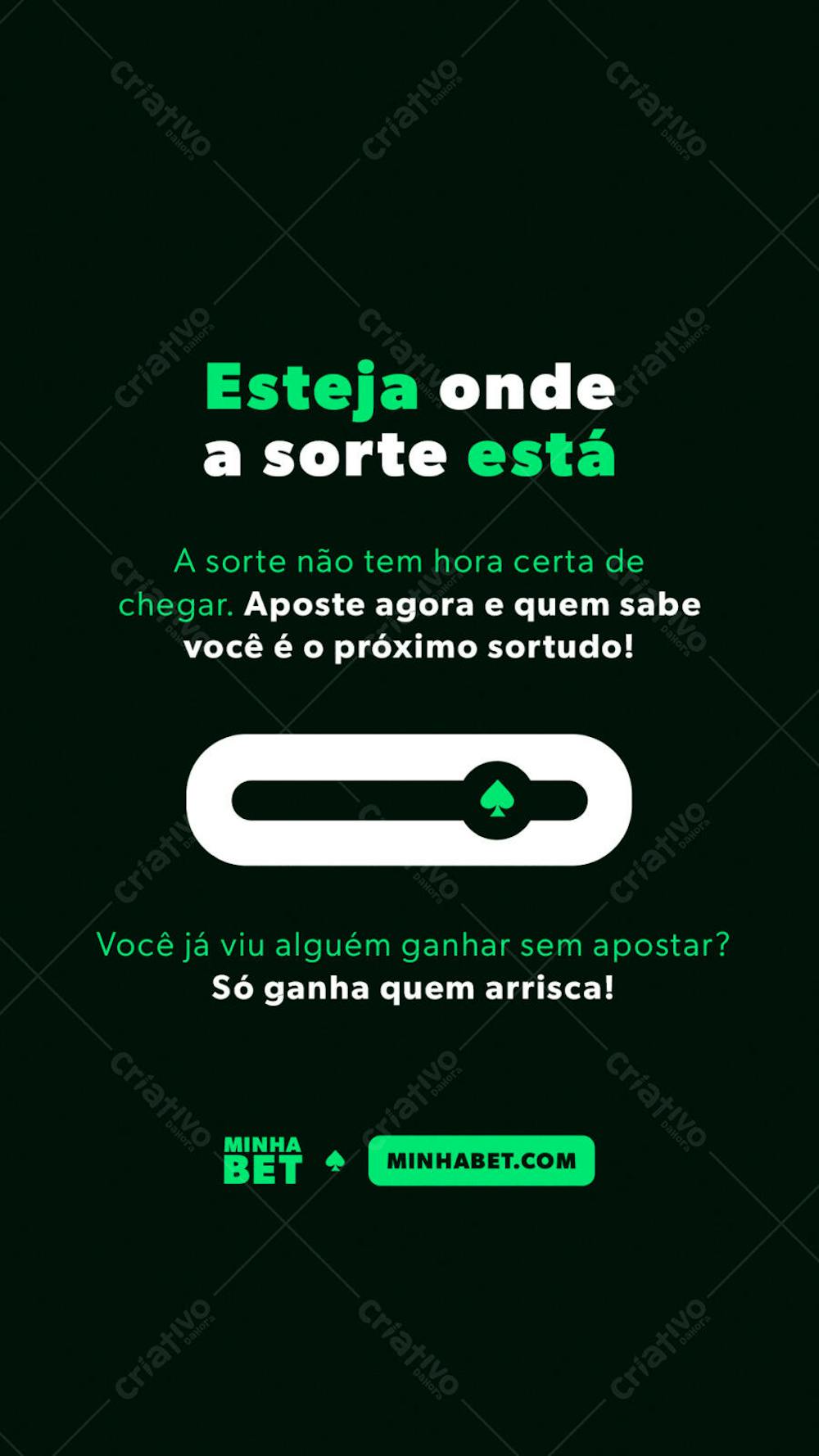 STORY EDITÁVEL CASSINO - CASA DE APOSTA ONLINE