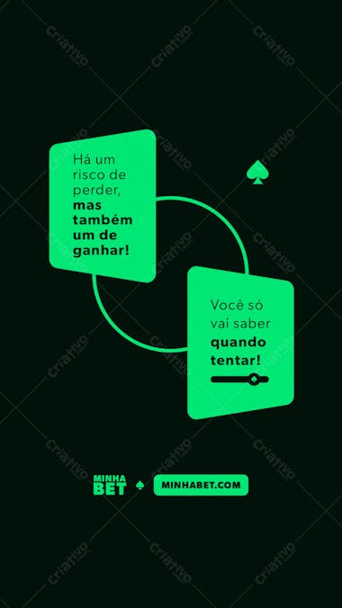 STORY EDITÁVEL CASSINO - CASA DE APOSTA ONLINE