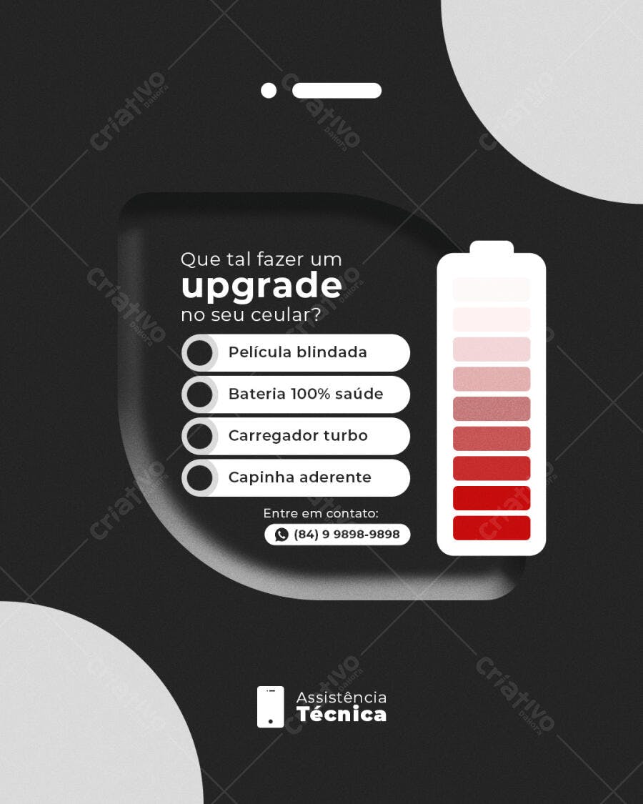 Post Instagram Promoção Celular PSD Editável
