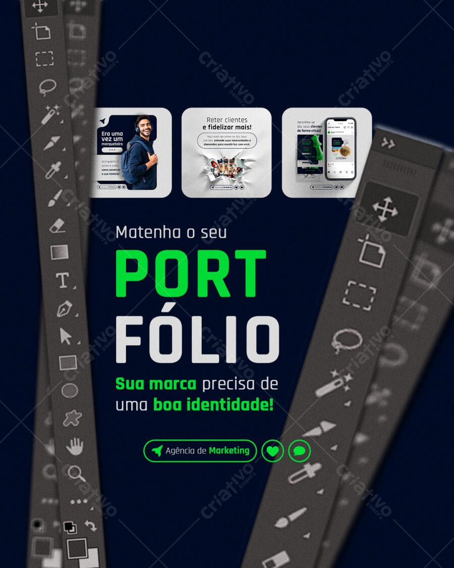 Posts para Redes Sociais PSD Editável