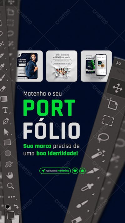 STORY EDITÁVEL MARKETING DIGITAL