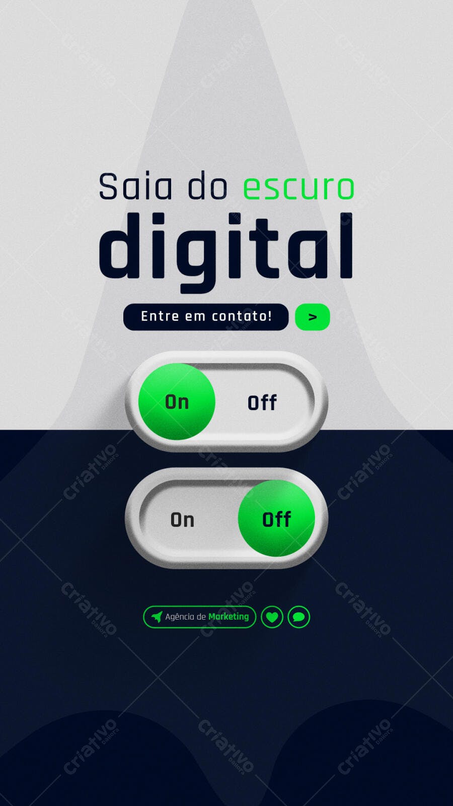 Flyer Agência de Marketing PSD Editável
