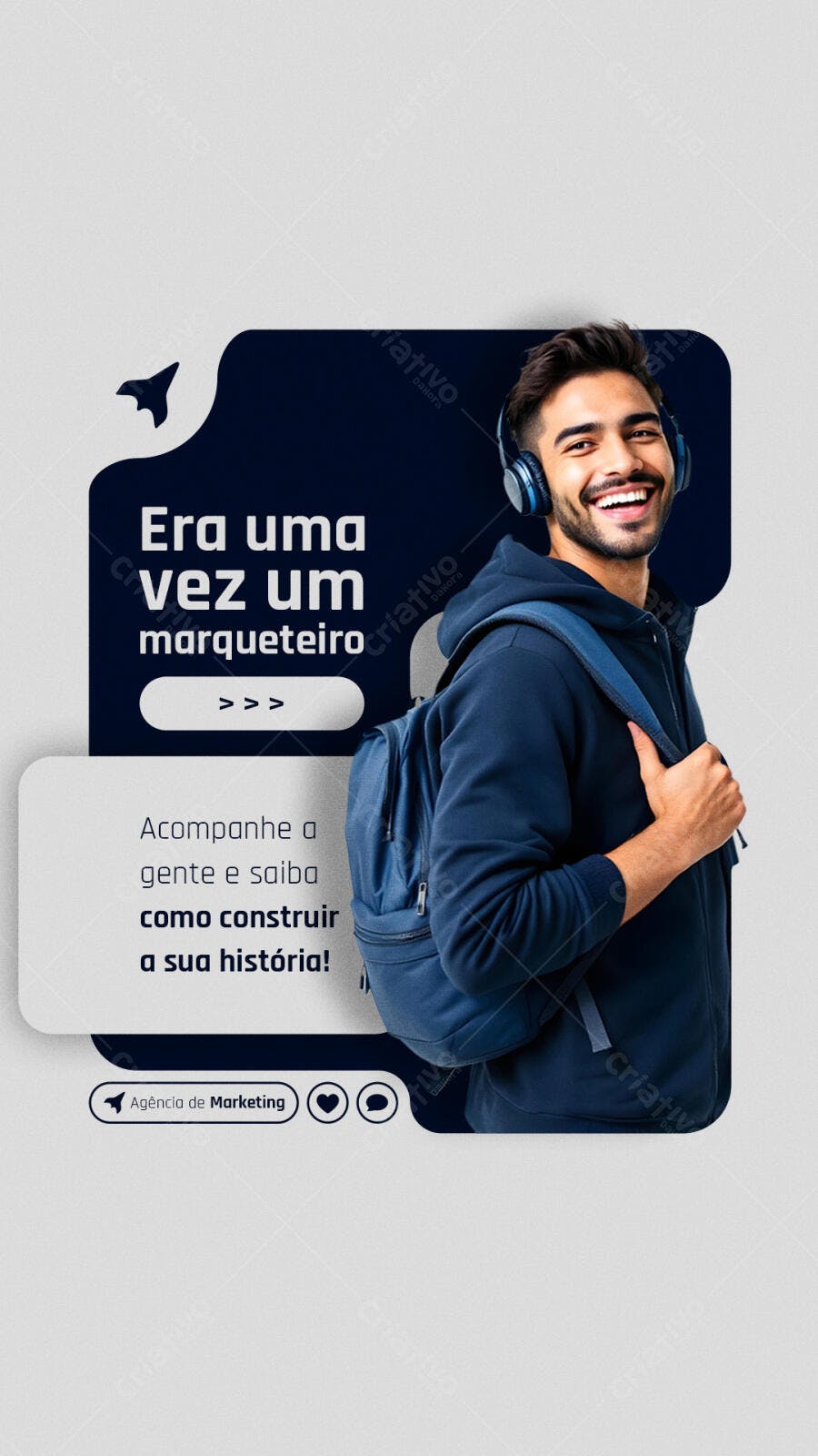 Storytelling Marketing Post PSD Editável