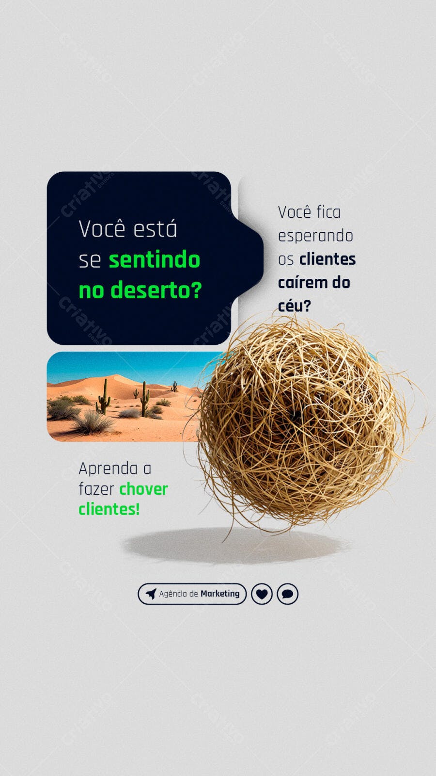 Post para Marketing Digital PSD Editável